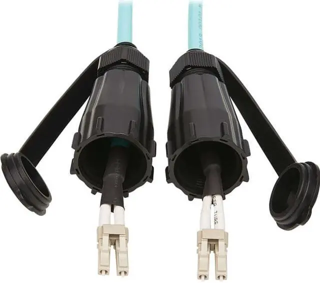 Alt view image 7 of 13 - Tripp Lite 10Gb Rigid Industrial Duplex Multimode 50/125 OM3 Fiber Patch Cable