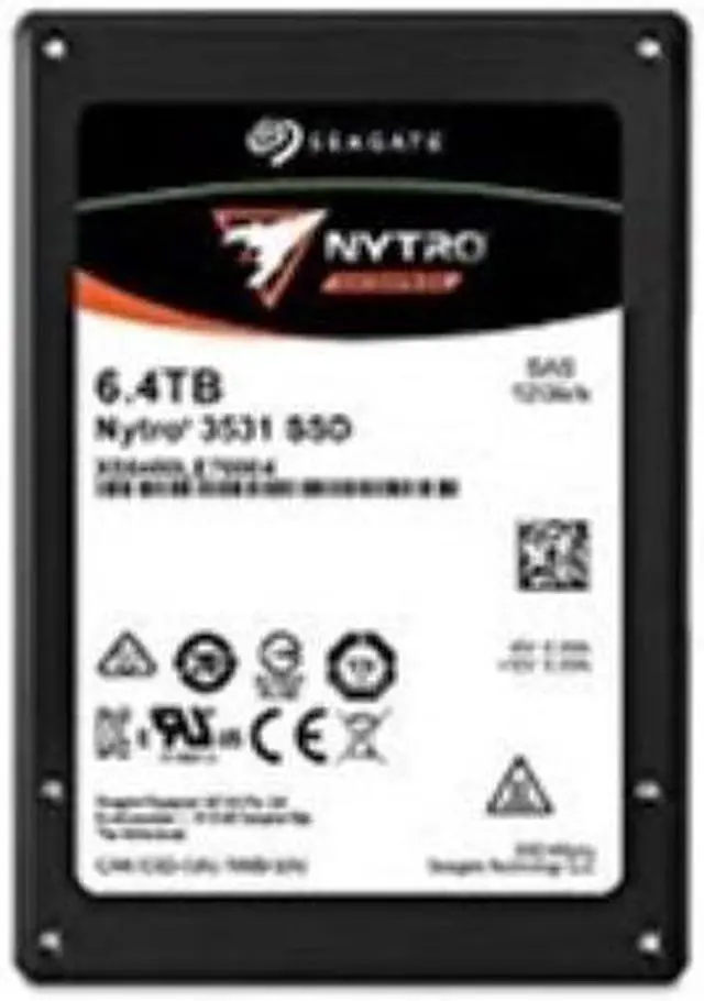 Alt view image 5 of 6 - Seagate Nytro 3031 XS6400LE70004 6.40 TB Solid State Drive - SAS (12Gb/s SAS) - 2.5" Drive - Mixed Use - Internal