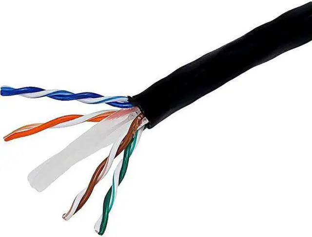 Alt view image 2 of 9 - Monoprice Cat6 Ethernet Bulk Cable - Network Internet Cord - Solid, 500Mhz, UTP, CMR, Riser Rated,  Pure Bare Copper Wire, 23AWG, 1000ft, Black