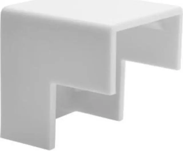 Alt view image 12 of 12 - Tripp Lite N080-C25-OC-WH Raceway Outside Corner Connector, 20 Pack, White