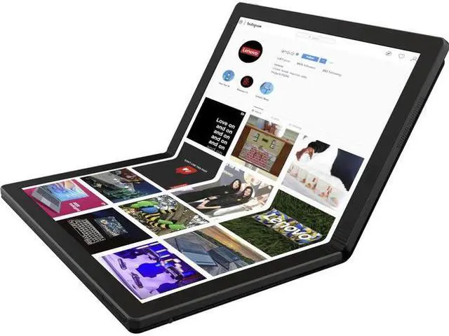 Alt view image 2 of 20 - Lenovo ThinkPad X1 Fold Gen 1 Intel Core i5-L16G7 8 GB LPDDR4X Memory 512 GB PCIe SSD Intel UHD Graphics 13.3" 10-point Multi-touch 2048 x 1536 Foldable 2-in-1 Laptop Windows 10 Pro 64-bit 20RK000NUS