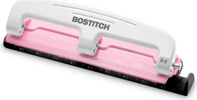 Alt view image 9 of 13 - PAPERPRO 2188 ProPunch Pink Ribbon Compact 3Hole Punch