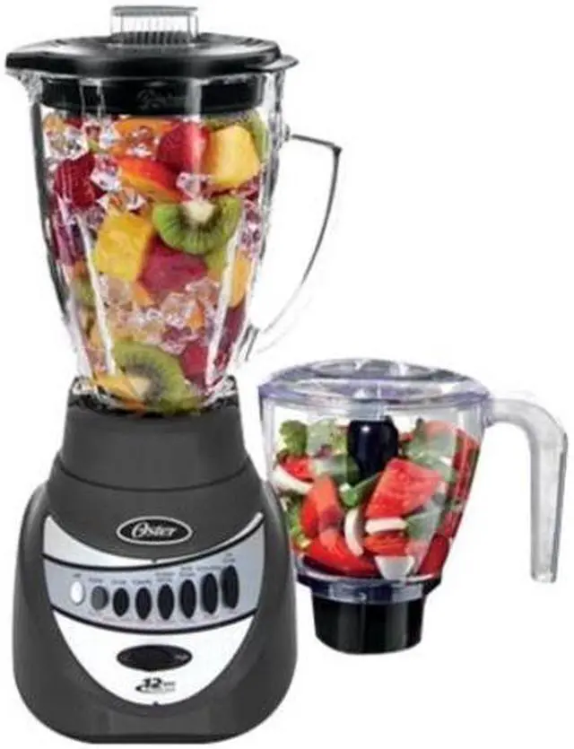 Alt view image 3 of 12 - Oster - 12-Speed Precise 700 Blender with Chopper - Metallic Gray
