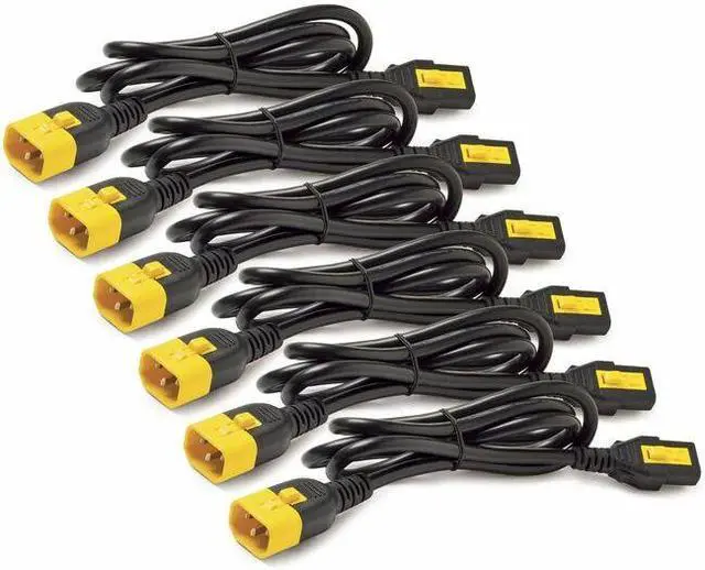 Alt view image 3 of 8 - APC AP8704S-NAX590 Power Cord Kit (6 Ea) Locking C13 To C14