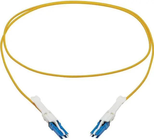 Main image of Tripp Lite 1m 400Gb Duplex Singlemode 8.3/125 OS2 Optic Cable Yellow N381C01M