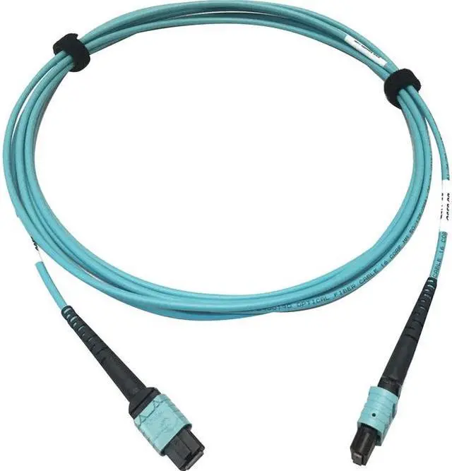 Main image of Tripp Lite 3m 400G Multimode 50/125 OM4 Fiber Optic Cable Aqua N846D03M24AAQ