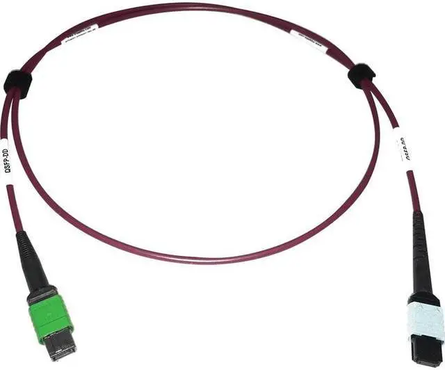 Main image of Tripp Lite 1m 400G Multimode 50/125 OM4 Fiber Optic Cable Magenta N846D01M16CMG