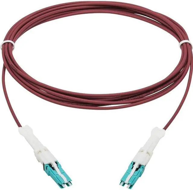 Main image of Tripp Lite 5m 400Gb Duplex Multimode 50/125 OM4 Optic Cable Magenta N822C05MMG