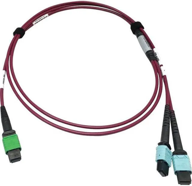 Main image of Tripp Lite 1m 400G Multimode 50/125 OM4 Fiber Optic Cable Magenta N846D01M16DMG