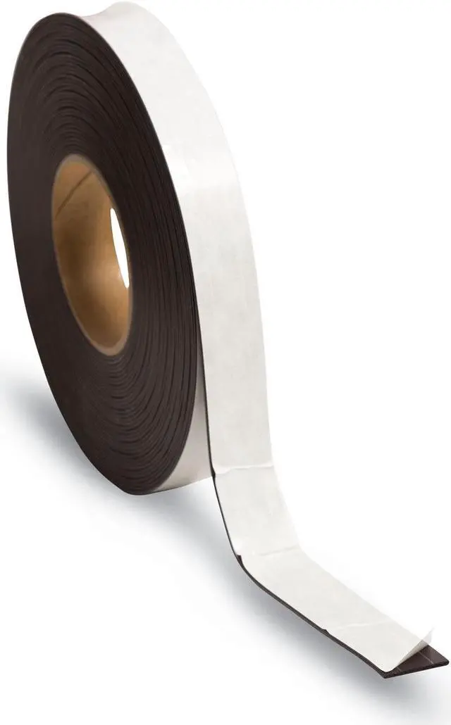 Main image of Dry Erase Magnetic Tape Roll 1" x 50 ft White 5148U0006
