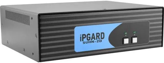 Main image of iPGARD Secure 2-port Dual-Head HDMI KVM Switch With 4K Support SUHN2D