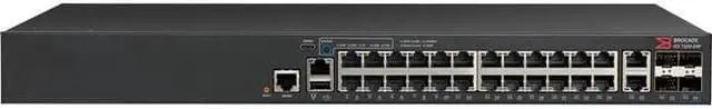 Alt view image 2 of 3 - Brocade ICX 7150 24-Port Switch Ethernet Switch ICX7150244X10GR