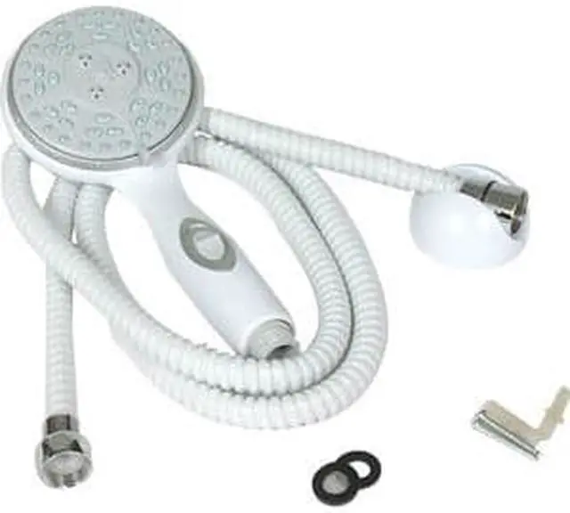 Alt view image 2 of 13 - 43714 RV/Marine Shower Head Kit, Handheld, White - Quantity 1