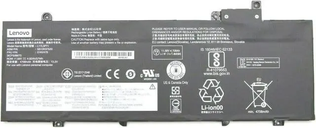 Main image of Laptop battery For Lenovo ThinkPad T480s 01AV480