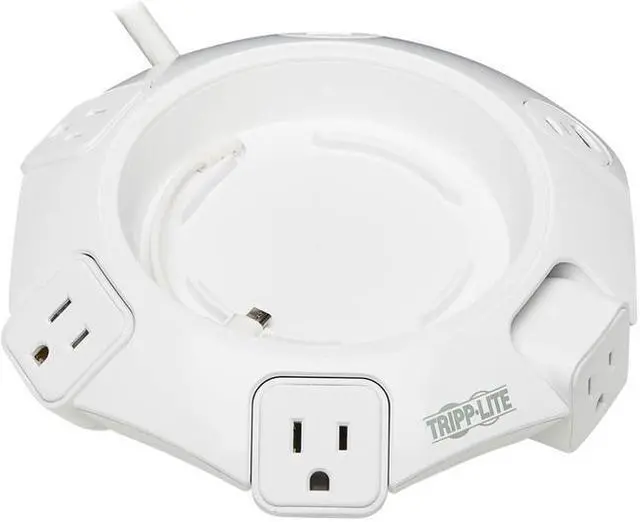 Main image of Tripp Lite Conference Power Surge Protector TLP48USBCUFO - 4 NEMA 5-15R Outlets, USB-C & 3 USB-A Ports, Micro-USB, 8 ft. Cord