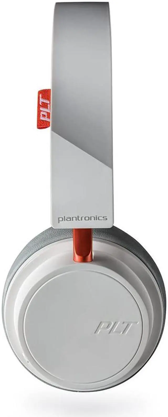 Alt view image 5 of 10 - Plantronics Backbeat 500 Series Bluetooth Wireless Headphones - White/Orange