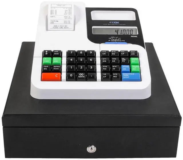 Alt view image 2 of 3 - Royal 410DX Cash Register System