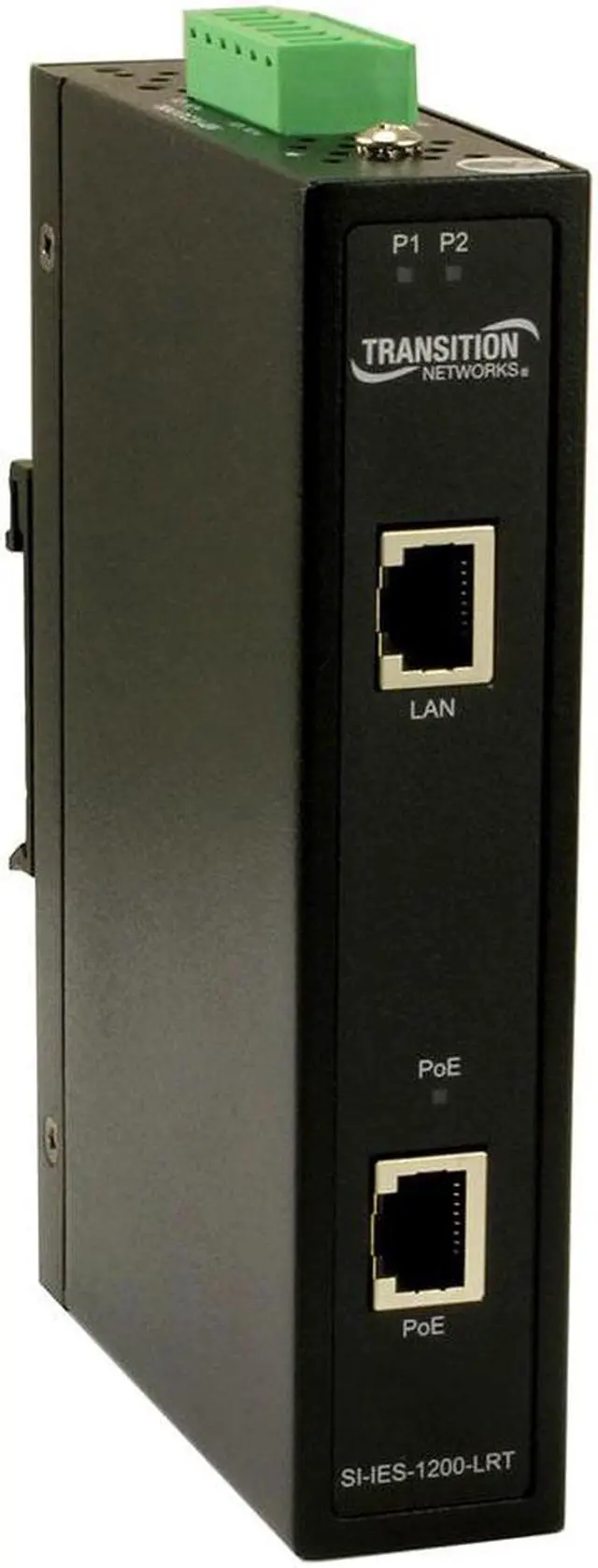 Alt view image 6 of 13 - Transition Networks SI-IES-1200-LRT Unmanaged Hardened Poe+ Injector - Poe Injector ( Din Rail Mountable ) - 24 / 48 V - 30 Watt - Output Connectors: 1