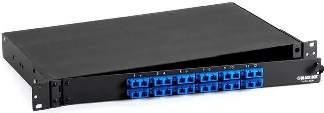 Alt view image 2 of 5 - Black Box JPM375A-R2 Duplex 12-Port Network Patch Panel