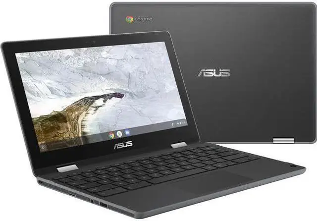Alt view image 2 of 20 - ASUS Chromebook Flip C214MA-YB02T Chromebook Intel Celeron N4020 (1.10 GHz) 4 GB LPDDR4 Memory 32 GB eMMC 11.6" Touchscreen Chrome OS