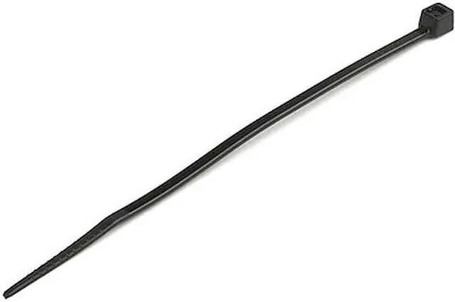 Alt view image 2 of 5 - 4XEM 100 Pack 6" Reusable Nylon Cable Ties Black Medium 4X6ZIPTIE100BR