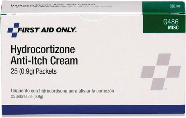 Alt view image 2 of 2 - Hydrocortisone Anti-Itch Cream 0.03 oz Packet 25/Box G486