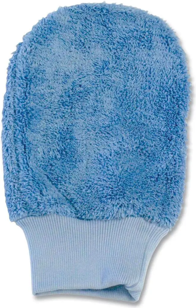Main image of Microfiber Mitt without Thumb Blue 5" x 10" LFRMIT