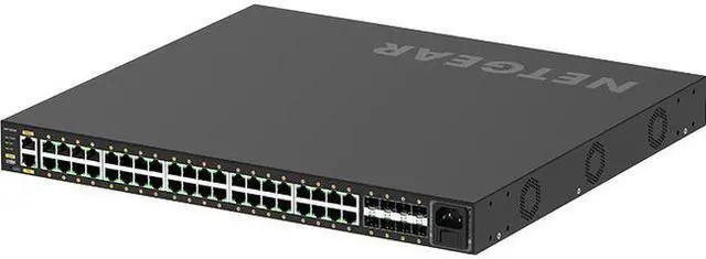 Alt view image 9 of 10 - NETGEAR 40x1G PoE+ 480W and 8xSFP Managed Switch | AV Line M4250-40G8F-PoE+, GSM4248P