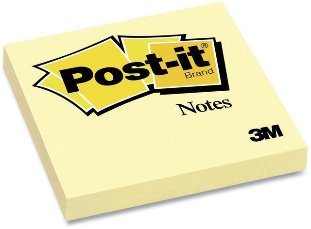 Alt view image 7 of 12 - Post-it Notes 3  x 3  Canary Yellow 1 Pad 394221