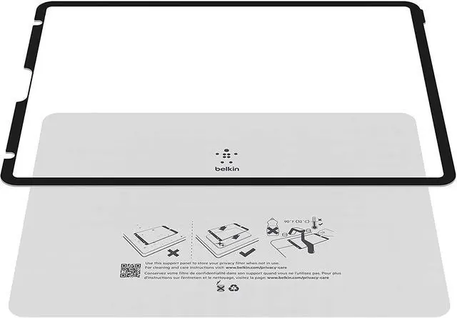 Main image of Belkin ScreenForce True Privacy Screen Protector for iPad 7th 10.3" iPad Black