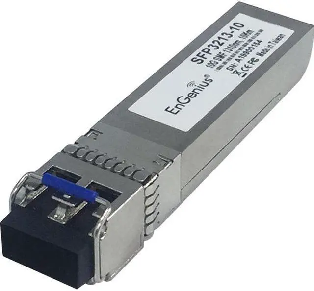 Alt view image 2 of 10 - EnGenius - SFP3213-10 - EnGenius SFP+ Transceiver Module - For Data Networking, Optical Network - 1 10GBase-LR Network - Optical Fiber Single-mode - 10 Gigabit Ethernet - 10GBase-LR