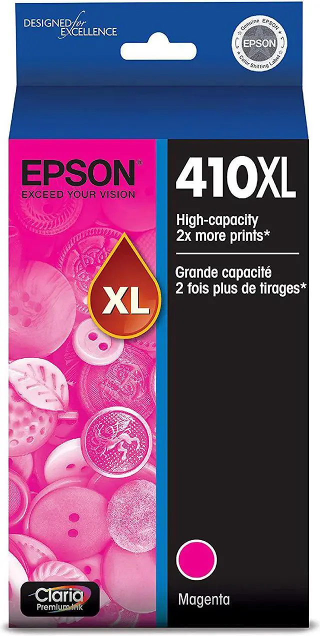 Alt view image 10 of 11 - Epson T410 Claria Premium High Capacity Magenta Ink Cartridge #T410XL320