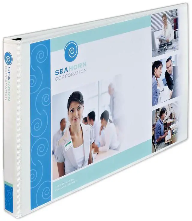 Alt view image 6 of 11 - Avery 11" x 17" Heavy-Duty View Binders Slant Rings 1 1/2" Cap White 72125