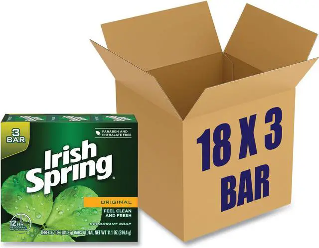 Main image of Irish Spring Original Deodorant Soap 3 Bars, 2 Pack (6 Total)