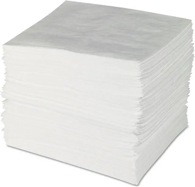 Alt view image 3 of 14 - BRADY ENV300 Sorbent Pad, 23 gal, 15 in x 19 in, Oil, White, 100 PK