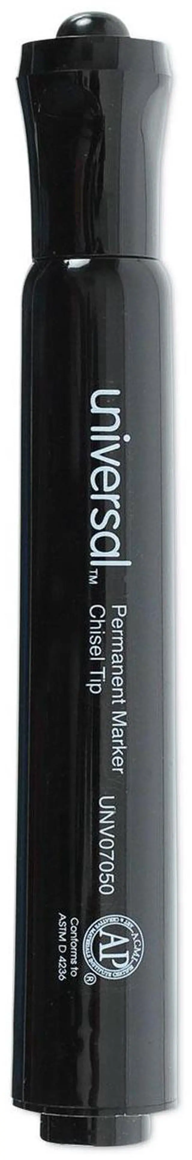 Alt view image 3 of 13 - Universal Chisel Tip Permanent Marker - UNV07050