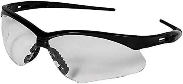 Main image of Kleenguard Nemesis Safety Glasses, Black Frame, Clear Lens 25676