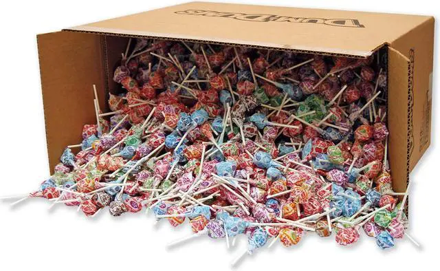 Alt view image 2 of 2 - Spangler Dum-Dum-Pops Assorted Flavors Individually Wrapped Bulk 30lb Carton 534