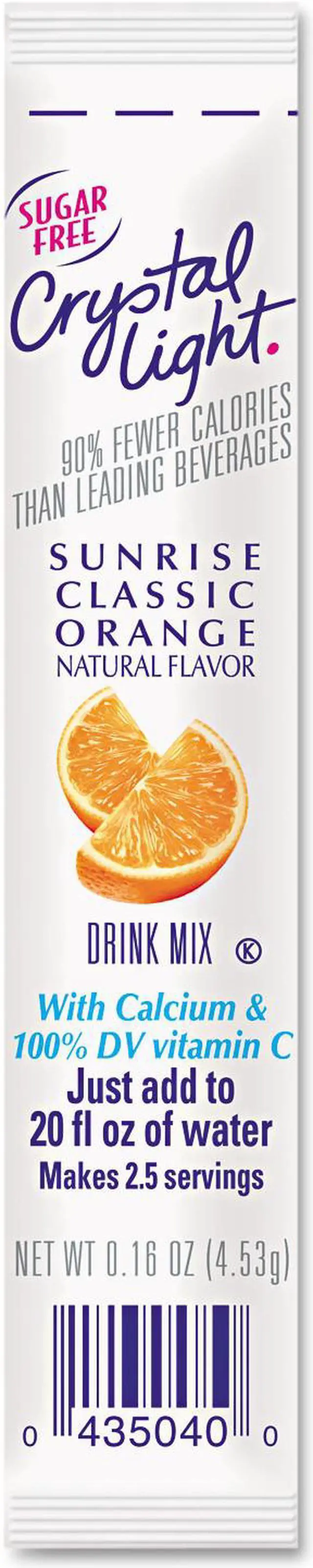 Alt view image 3 of 4 - crystal light on the go drink mix, sunrise classic orange  30 count, 0.17oz