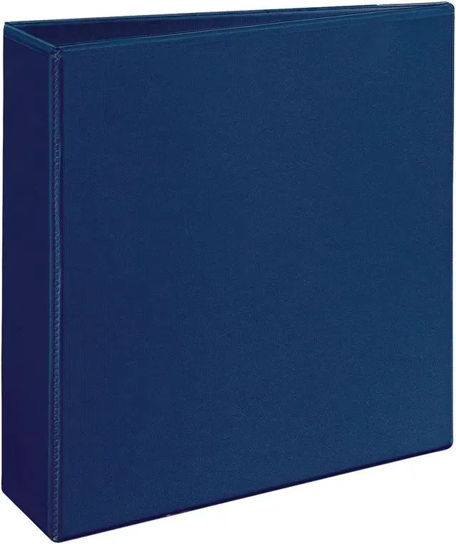 Alt view image 19 of 20 - Avery Durable View Binder w/Slant Rings 11 x 8 1/2 3" Cap Blue 17044