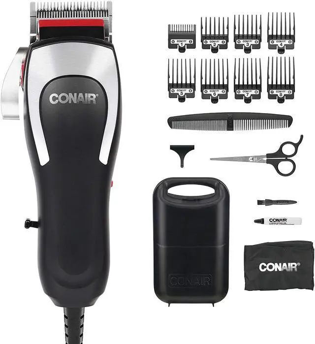 Alt view image 4 of 4 - Conair Barber Shop Series Professional 20-piece Home Haircut Kit, White HC5000