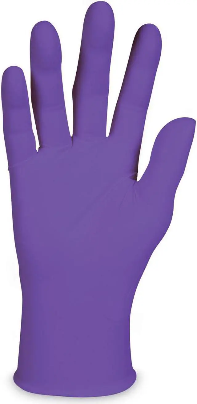 Alt view image 2 of 2 - Kimberly-Clark Nitrile Gloves, Purple, 242 mm Length, Small, 6 mil, 1000/Carton 55081CT