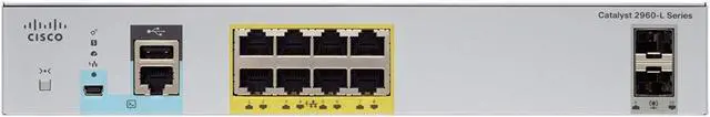 Alt view image 7 of 8 - Cisco Catalyst Ws-C2960l-8Ps-Ll Ethernet Switch