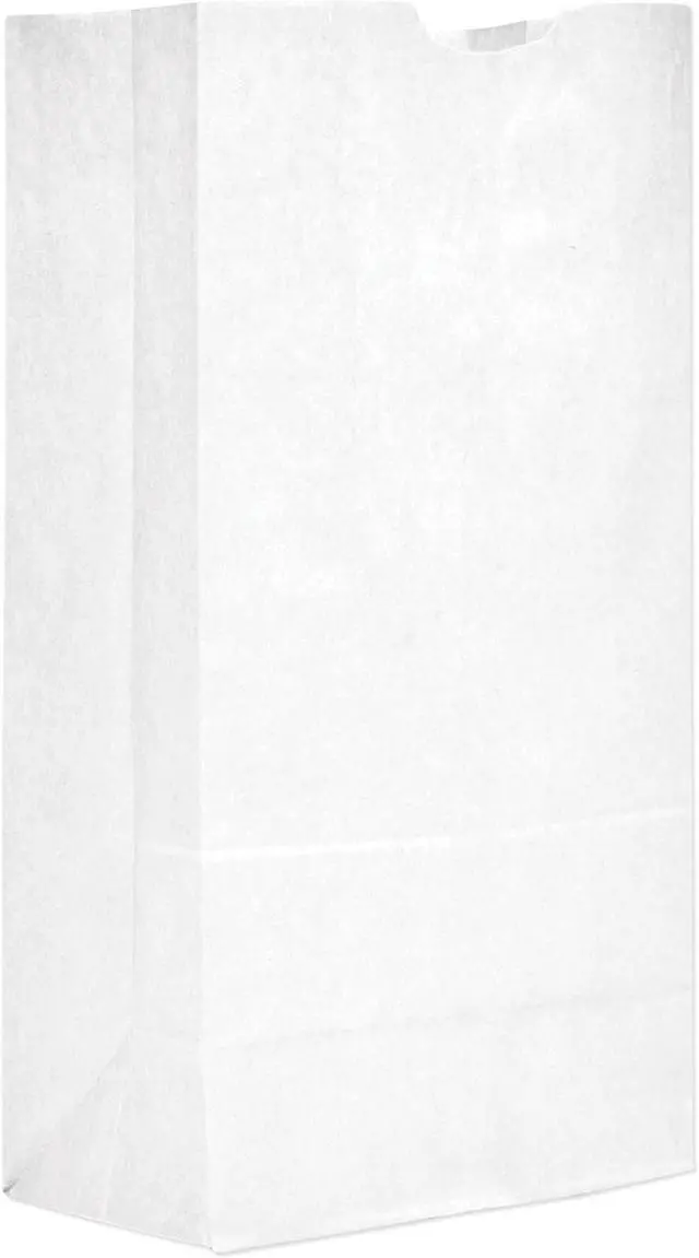 Main image of ZORO SELECT 51040 Grocery Bag Flat Bottom 20# White, Pk500