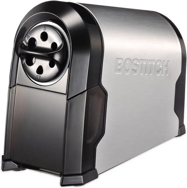 Alt view image 2 of 2 - Bostitch® Super Pro Glow Commercial Electric Pencil Sharpener, 11 3/16", Black/Silver