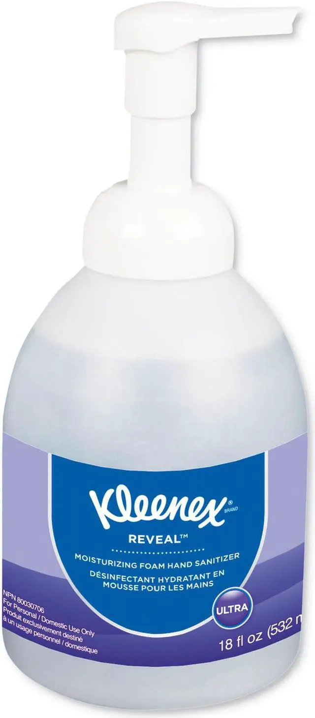 Alt view image 3 of 4 - Kimberly-Clark - 45826 - Ultra Moisturizing Foam Hand Sanitizer, 18 oz Bottle, Clear, 4/Carton