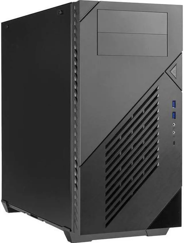 Alt view image 2 of 7 - In-Win PE715 GPU Workstation ATX/CEB Mid Tower Case (Black)