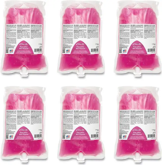 Main image of Betco Pink Lotion Skin Cleanser, Clean Bouquet, 1,000 mL Refill Bag, 6/Carton