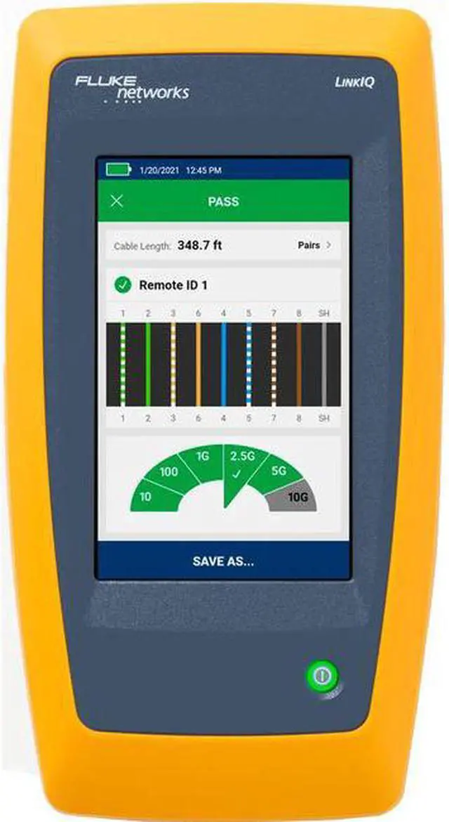 Main image of Fluke Networks LIQ-100 LinkIQ Cable + Network Tester