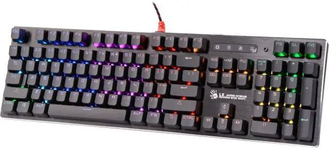 Alt view image 7 of 7 - Bloody B820 Light Strike LK Optical Mechanical Gaming Keyboard RGB LED Backlit (LK Blue Switch)